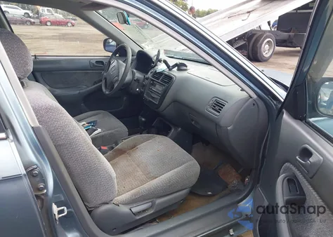 2000 Honda Civic Lx z USA, uszkodzony, nr VIN 1HGEJ6678YL057178